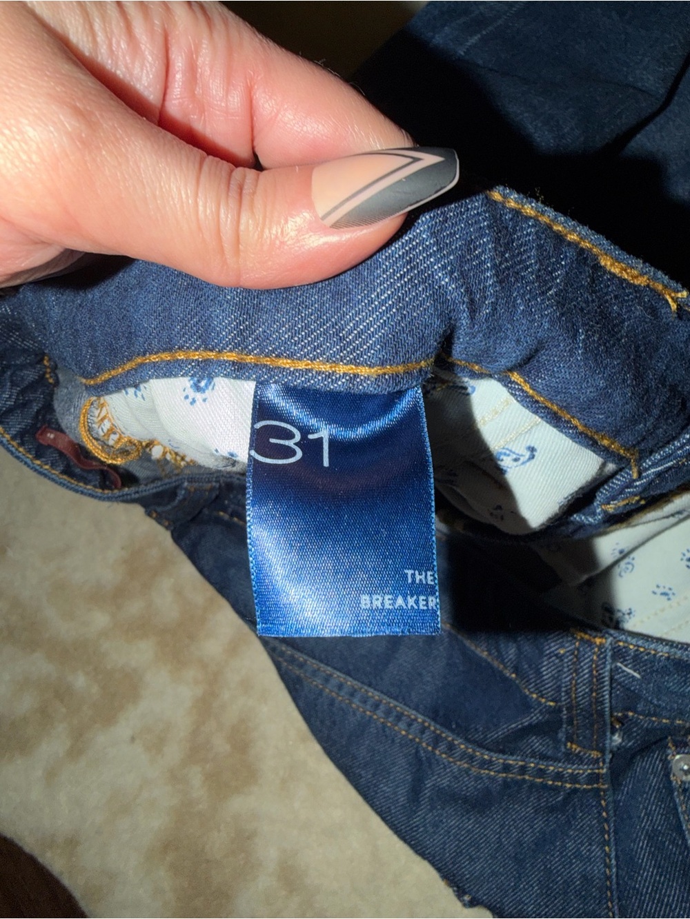 Nwot Pilcro The Breaker
Relaxed Jeans dark wash barrel fall denim casual $200 - Picture 13 of 16
